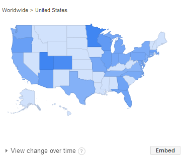 Regional Keyword Popularity Regional Keyword Popularity